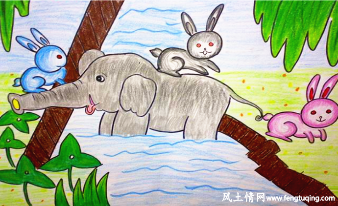 兔子愚弄鲸鱼和大象的童话故事_格林童话【风土情网】 兔子愚弄鲸鱼和大象的童话故事_格林童话【风土情网】