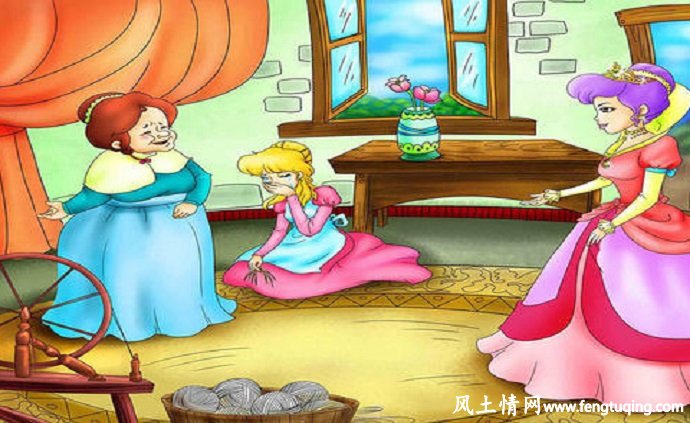 三个纺纱女,故事_公主童话【风土情网】 三个纺纱女,故事_公主童话【风土情网】