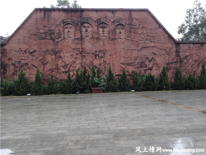 广东东莞风景名胜---榴花英雄广场_风景图片【风土情网】 广东东莞风景名胜---榴花英雄广场_风景图片【风土情网】
