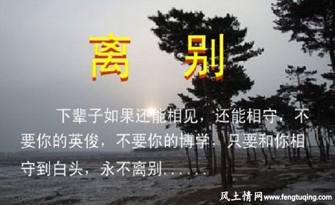 下辈子 让我俩相守到白头好吗_情感文章【风土情网】 下辈子 让我俩相守到白头好吗_情感文章【风土情网】