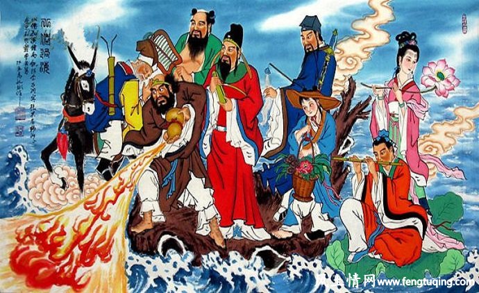 八仙斗花龙_仙界传说【风土情网】 八仙斗花龙_仙界传说【风土情网】